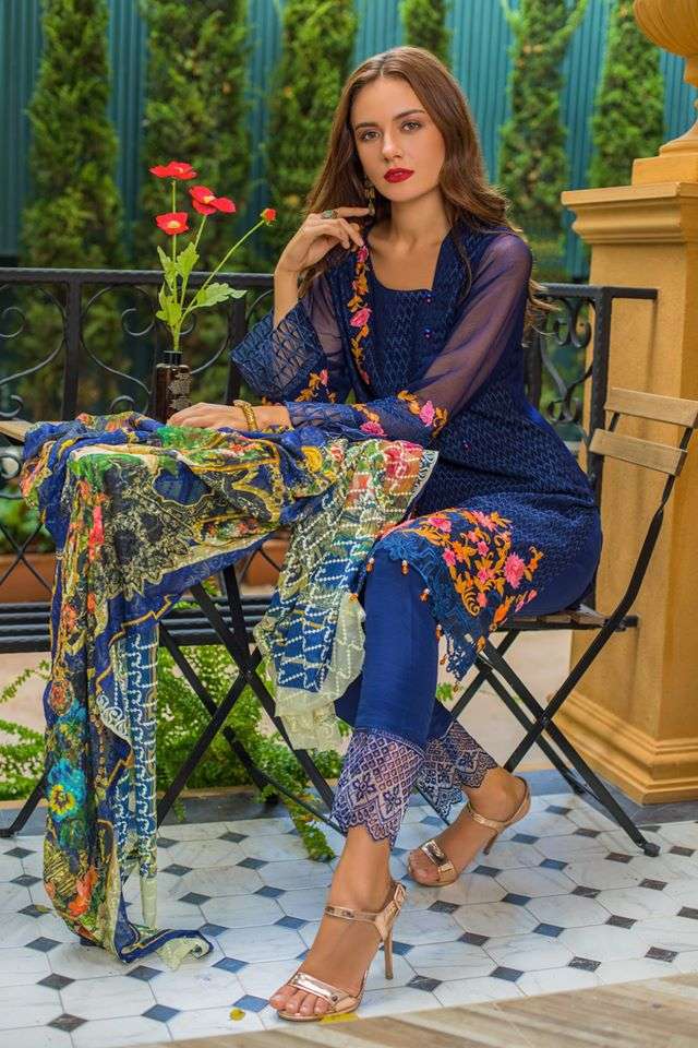 KALYAN Embroidered Chiffon Collection Volume 1 -2020